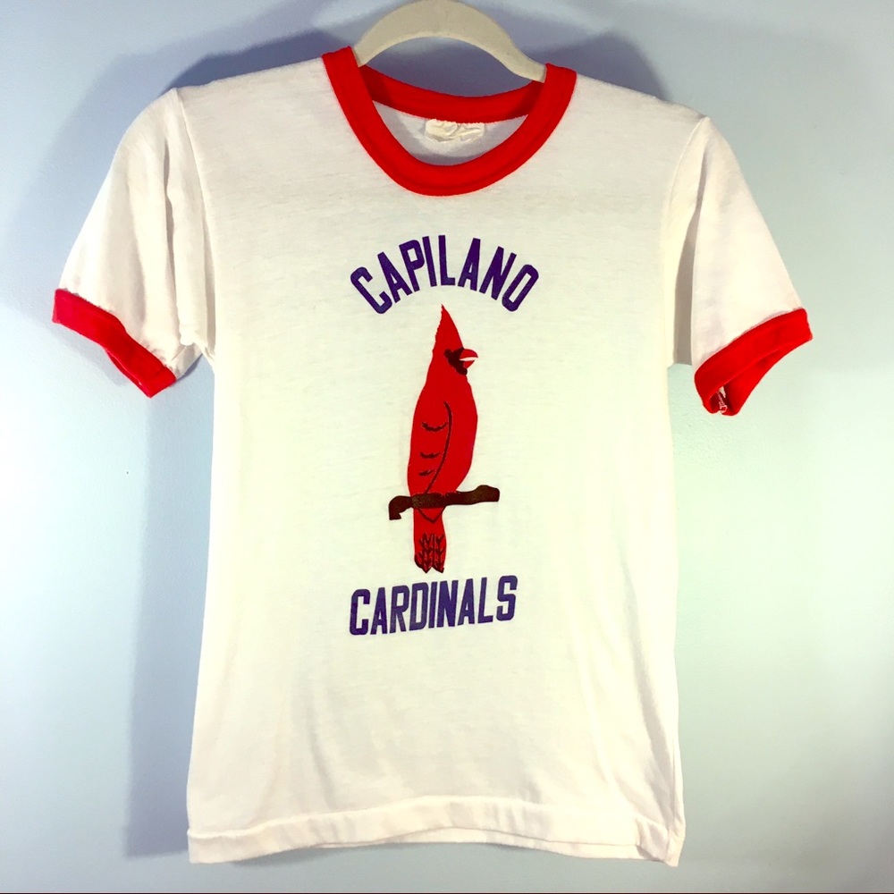 Vintage Graphic Tee, Capilano Cardinals cool
